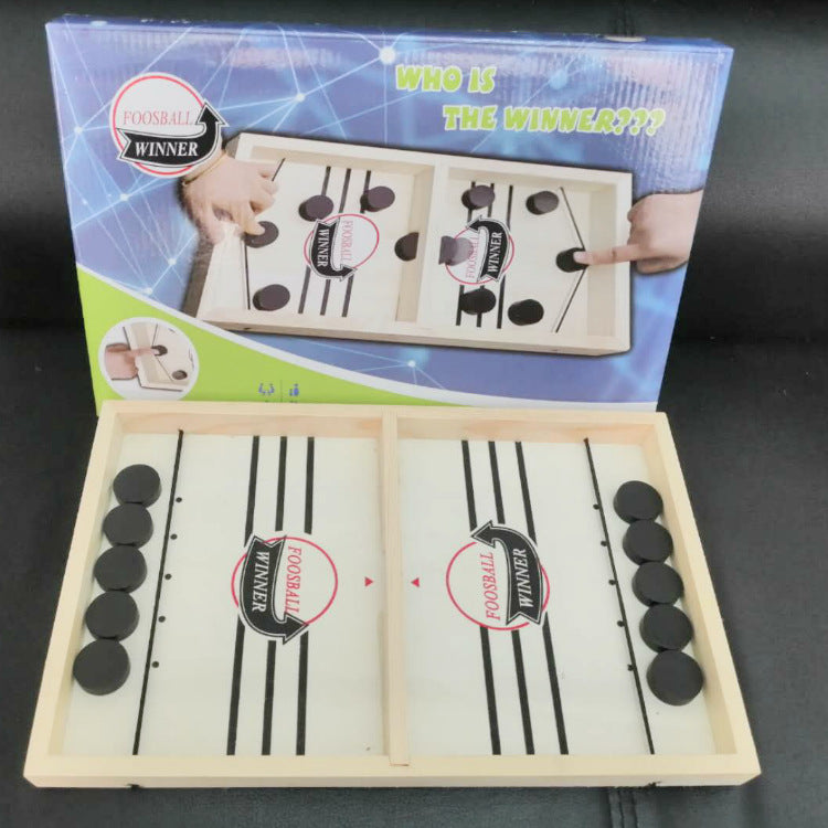 Best Interactive Game Ever - Fast Sling Puck Game - Gift For Family, Friends, Children